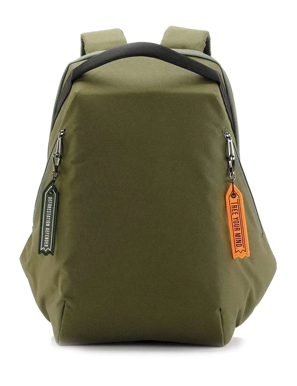 Sustainable & Tech-Friendly Green Backpack for School, Work & Travel – Green Grizzlys