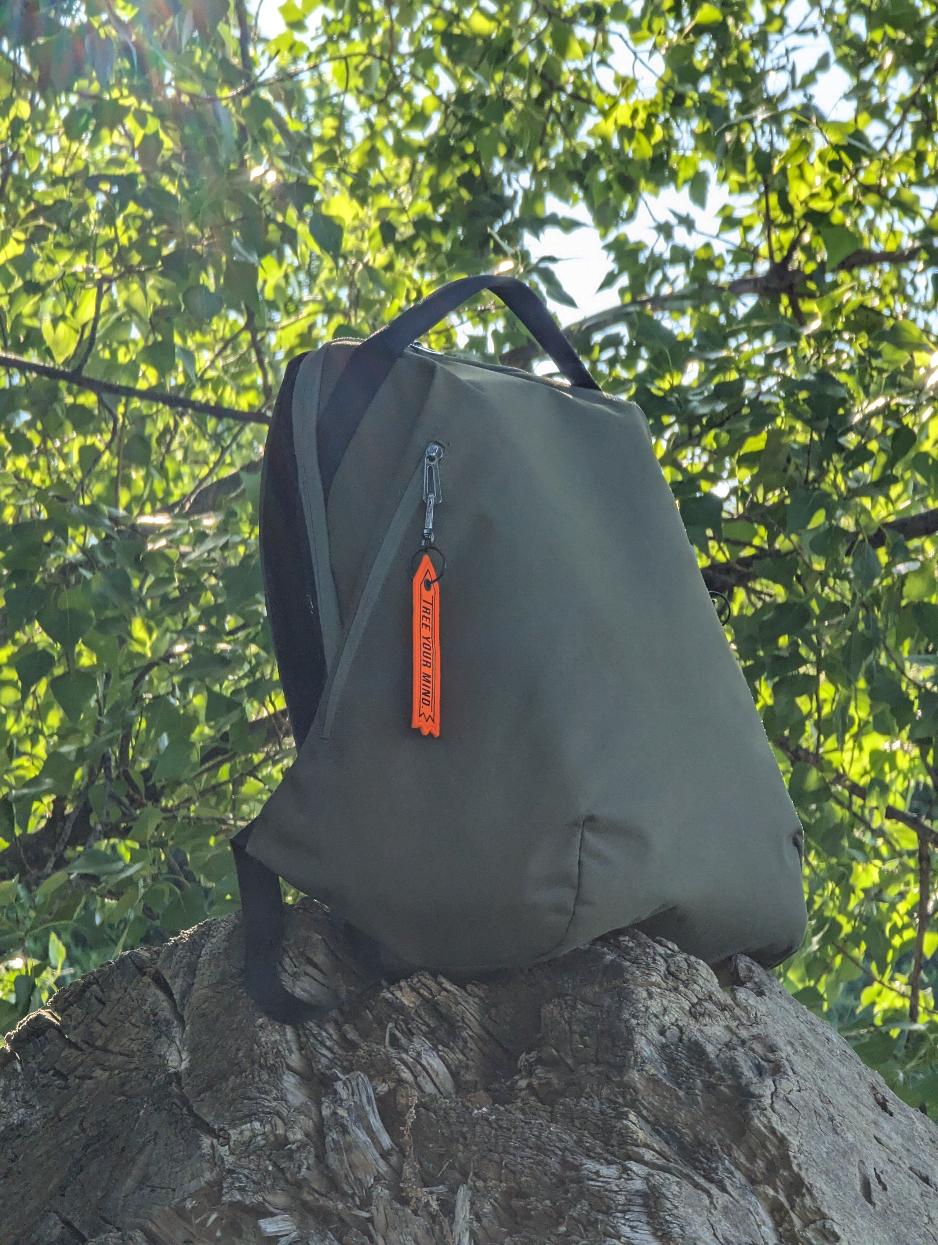 Sustainable & Tech-Friendly Green Backpack for School, Work