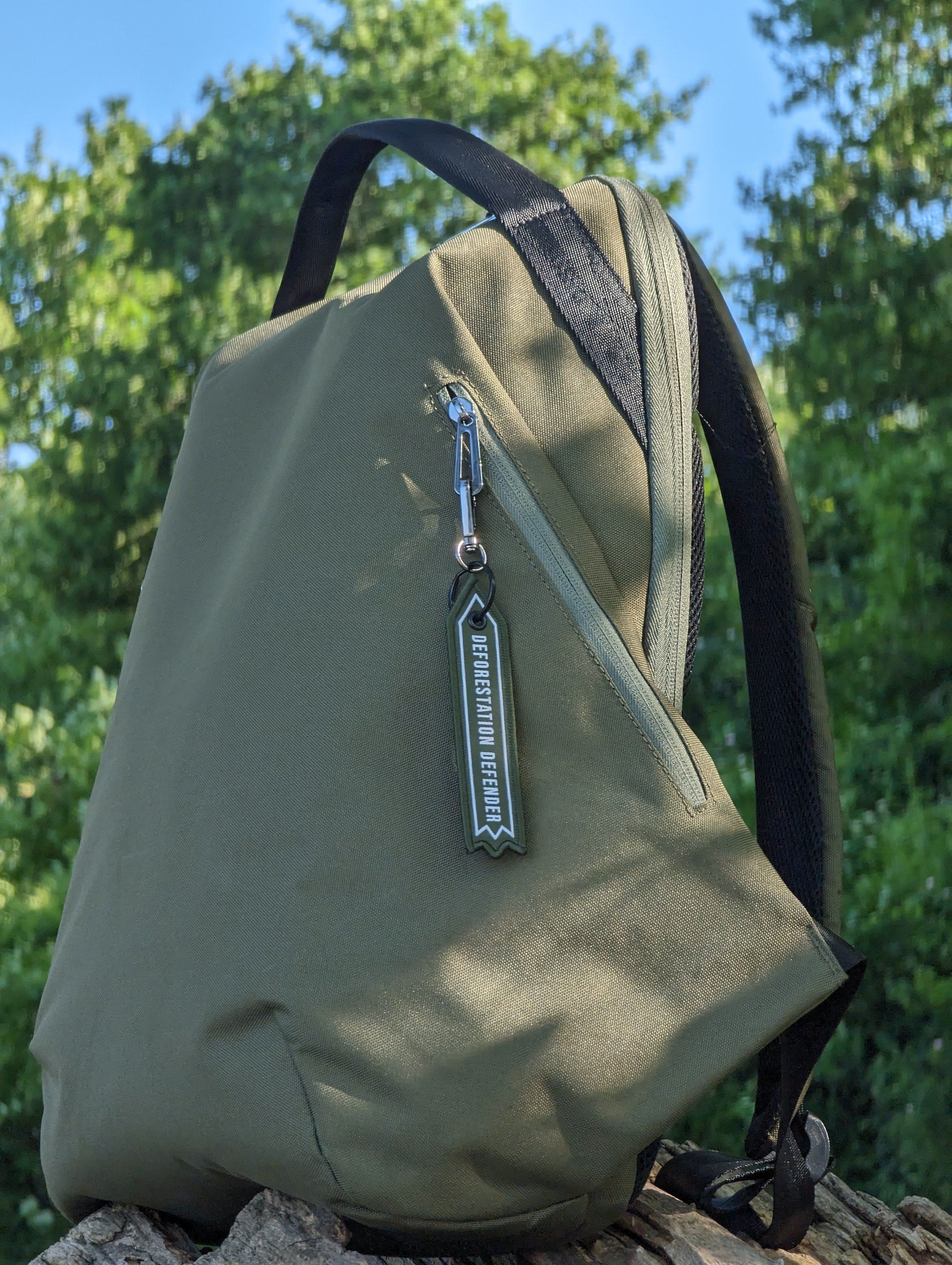 Sustainable & Tech-Friendly Green Backpack for School, Work