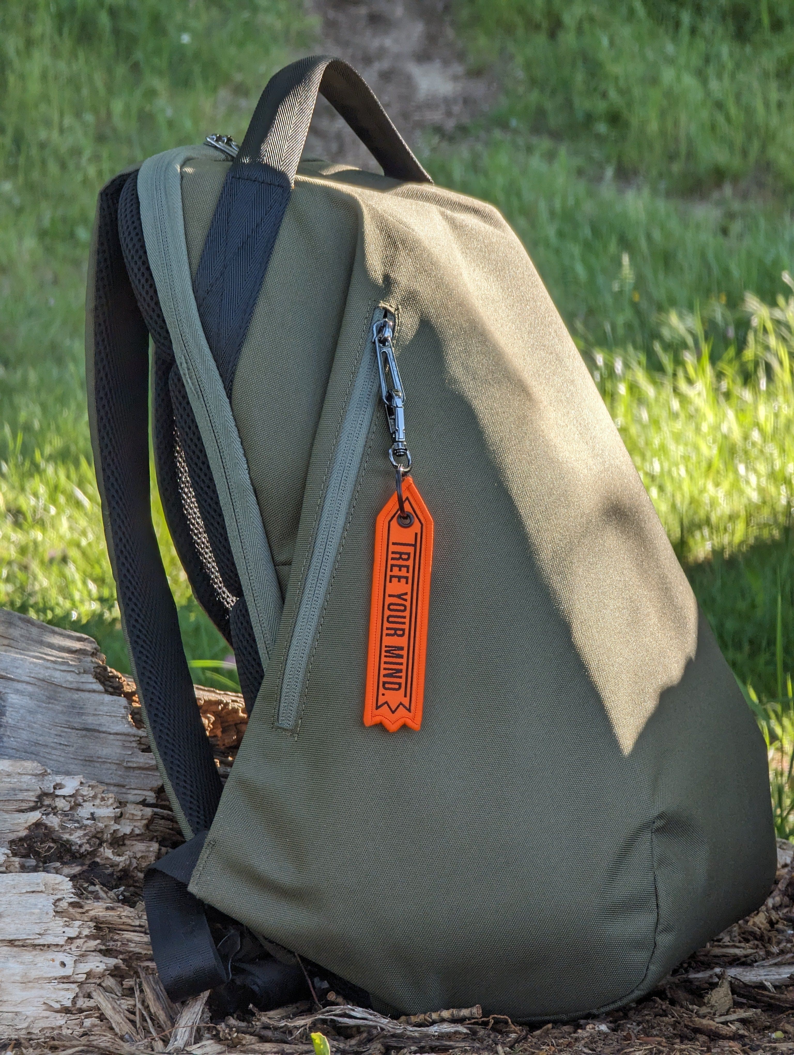 Sustainable & Tech-Friendly Green Backpack for School, Work